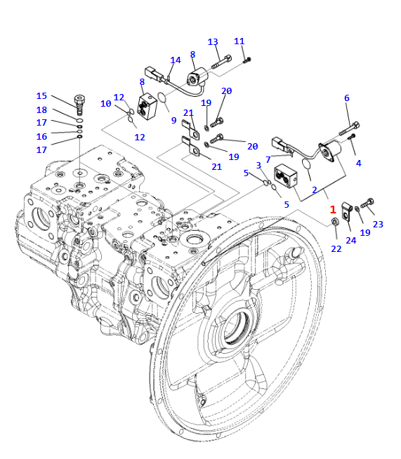 702-21-62200 7022162200 Solenoid Valve For PC300-8 PC350-8 PC210-10 702-21-62200 7022162200 Solenoid Valve For PC300-8 PC350-8 PC210-10
