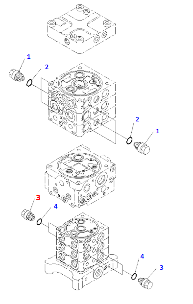 723-20-80100 7232080100 Relief Valve For PC130-8 PC45-3 PC88MR-8 PC55MR-3 PC78US-8 PC160-8