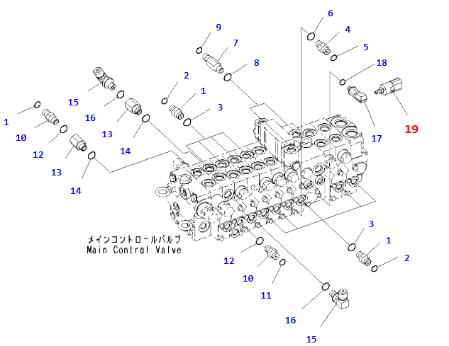 20Y-06-21710 20Y0621710 20PS579-16 Pressure Switch For PC45MR-3 PC18MR-3 PC55MR-3 PC20MR-3 PC800-8