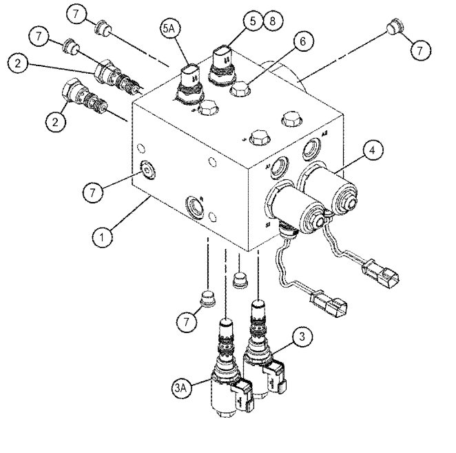 279-6528 2796528 Solenoid Valve For CAT 938F 938G 972G 980G 988G 992K 279-6528 2796528 Solenoid Valve For CAT 938F 938G 972G 980G 988G 992K