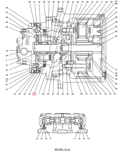Lq15v00020s051 Travel Motor Plate For SK250-8 SK260-8 SK235SR Lq15v00020s051 Travel Motor Plate For SK250-8 SK260-8 SK235SR