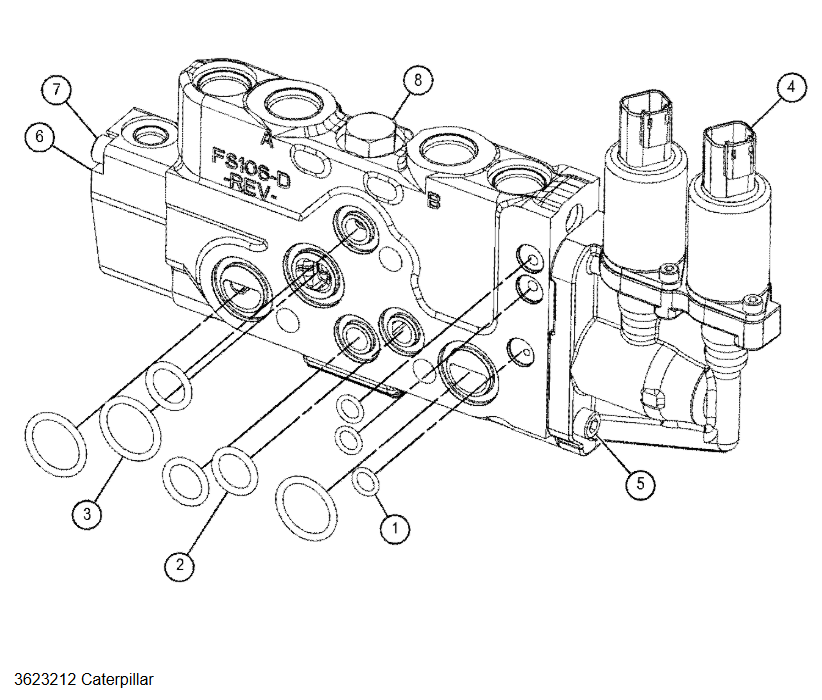 362-3212 3623212 Solenoid Valve for 308E2 236D 242D 246D 257D 259D 362-3212 3623212 Solenoid Valve for 308E2 236D 242D 246D 257D 259D