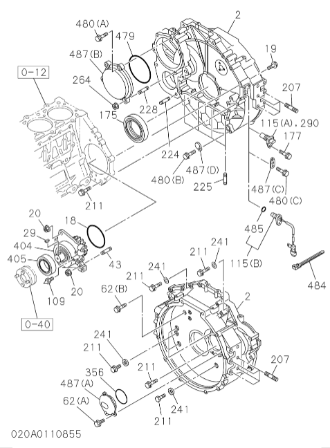 1-81510343-2 1815103432 Speed Revolution Sensor For 6HK1 6BG1 Engine