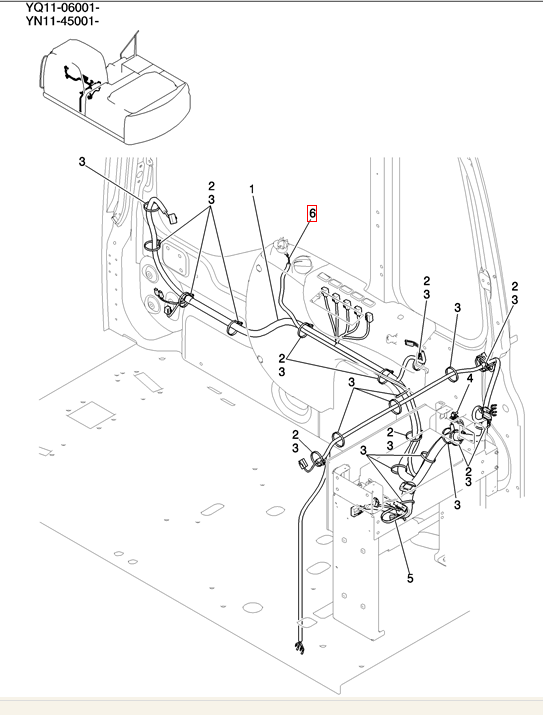 YN14E01106P1 Wiring Harness For SK200-8 SK210-8 SK215SR SK295-8 SK350-8 SK485-8 SK850 YN14E01106P1 Wiring Harness For SK200-8 SK210-8 SK215SR SK295-8 SK350-8 SK485-8 SK850