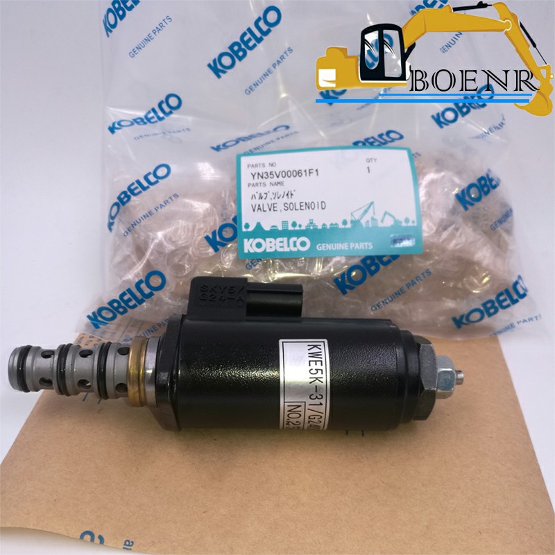 YN35V00061F1 KWE5K-31/G24DB50 Solenoid Valve for Kobelco SK200-10 SK210-10 SK220-10