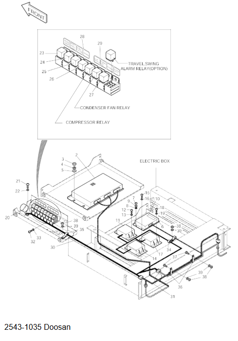 2543-1035 2543-1035A Controller for DH220-5 DH225-9 SOLAR 220LC-V 2543-1035 2543-1035A Controller for DH220-5 DH225-9 SOLAR 220LC-V