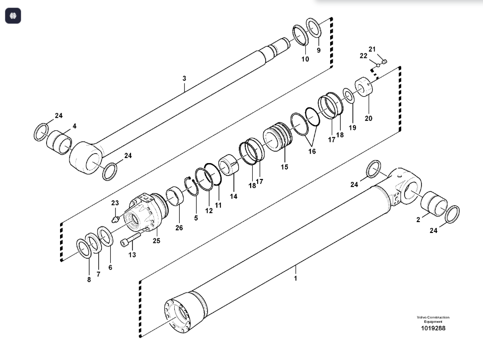VOE14618214 14618214 Bucket Cylinder Seal Repair Kit For EC700B EC700C VOE14618214 14618214 Bucket Cylinder Seal Repair Kit For EC700B EC700C