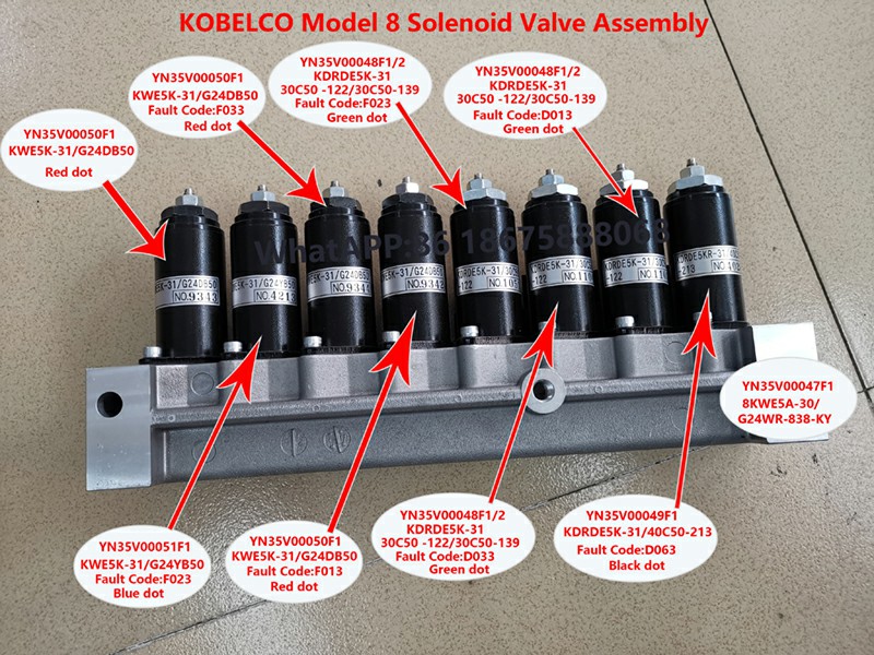 YN35V00049F1 KDRDE5K-31/40C50 -213 Solenoid Valve for SK200-8 SK200-10 SK350-8 SK200-10 SK250-10 YN35V00049F1 KDRDE5K-31/40C50 -213 Solenoid Valve for SK200-8 SK200-10 SK350-8 SK200-10 SK250-10