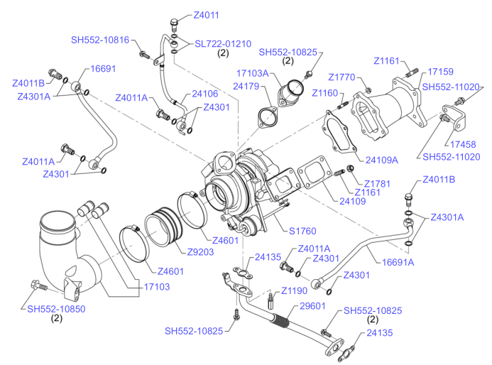 VHS1760E0190 241004640A S1760-E0200 J08E Engine Turbocharger For SK330-8 SK350-8 SK380-8 VHS1760E0190 241004640A S1760-E0200 J08E Engine Turbocharger For SK330-8 SK350-8 SK380-8