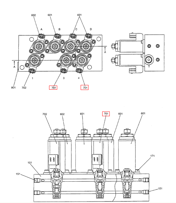 YT35V00013F1 KWE5K 31G24DA50 Solenoid Valve For SK115SR SK135SR SK200SR SK235SR SK210LC-6E YT35V00013F1 KWE5K 31G24DA50 Solenoid Valve For SK115SR SK135SR SK200SR SK235SR SK210LC-6E