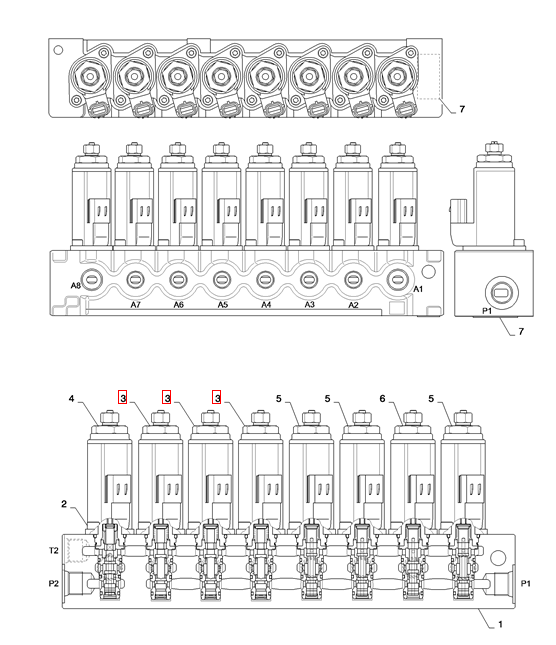 YN35V00048F2 KDRDE5K-31 30C50 -139 Solenoid Valve for SK200-10 SK210-10 SK350-10 SK380-10 SK350-9