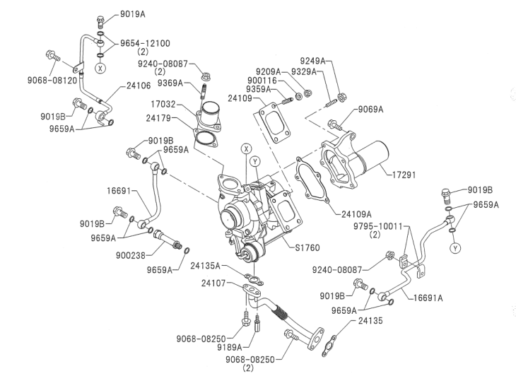 S1760-E0010 VHS1760E0010 VHS1760E0011 VHS1760E0012 J05E Engine Turbocharger For SK250-8 SK260-8 S1760-E0010 VHS1760E0010 VHS1760E0011 VHS1760E0012 J05E Engine Turbocharger For SK250-8 SK260-8