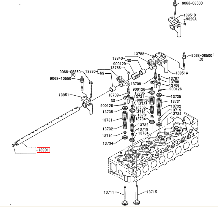S1380-E0191 VHS139011410 J05E Engine Rocker Arm Assembly For SK200-8 SK210-8 SK250-8 Sk260-8 S1380-E0191 VHS139011410 J05E Engine Rocker Arm Assembly For SK200-8 SK210-8 SK250-8 Sk260-8