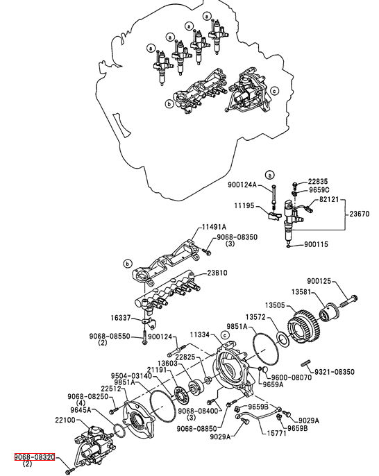 22100-E0036 294000-0618 J05E engine Fuel injection Pump For SK200-8 SK210-8 SK250-8 SK260-8 22100-E0036 294000-0618 J05E engine Fuel injection Pump For SK200-8 SK210-8 SK250-8 SK260-8