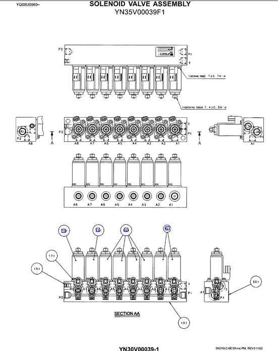 YB35V00005F1 KDRDE5K-31/30C50-107 Solenoid Valve For Kobelco SK200-6E SK235SR SK250LC-6E SK485LC-9 YB35V00005F1 KDRDE5K-31/30C50-107 Solenoid Valve For Kobelco SK200-6E SK235SR SK250LC-6E SK485LC-9