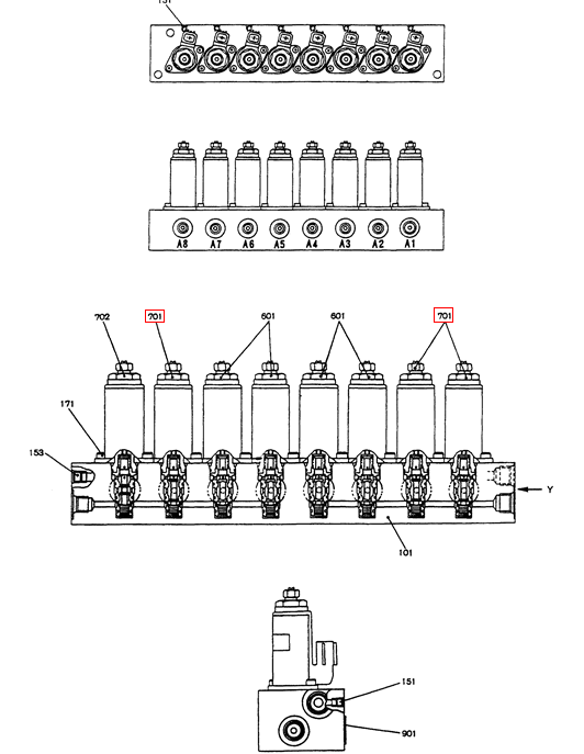 YN35V00020F1 KWE5K-31/G24DA40 Solenoid Valve For SK200-6 SK200SR SK330LC-6E SK480LC-6E YN35V00020F1 KWE5K-31/G24DA40 Solenoid Valve For SK200-6 SK200SR SK330LC-6E SK480LC-6E