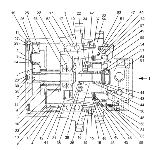 PS15V00003F1 PHV-4B-70D Final Drive For SK55SR