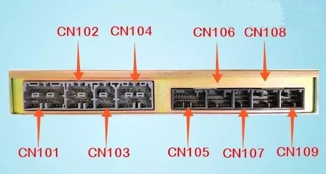 Kobelco 8-Type Excavator Hydraulic Controller Pin Function Reference: Full CN101-CN109 Connector Pin Kobelco 8-Type Excavator Hydraulic Controller Pin Function Reference: Full CN101-CN109 Connector Pin